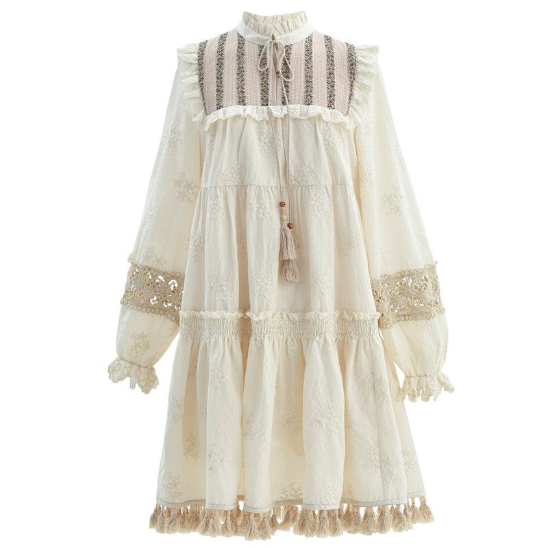 Resort Tassel Vest Dress Set