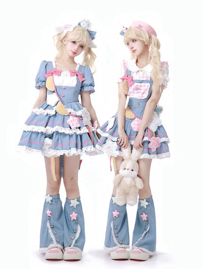 Garden Party Gemini Suspender Dress