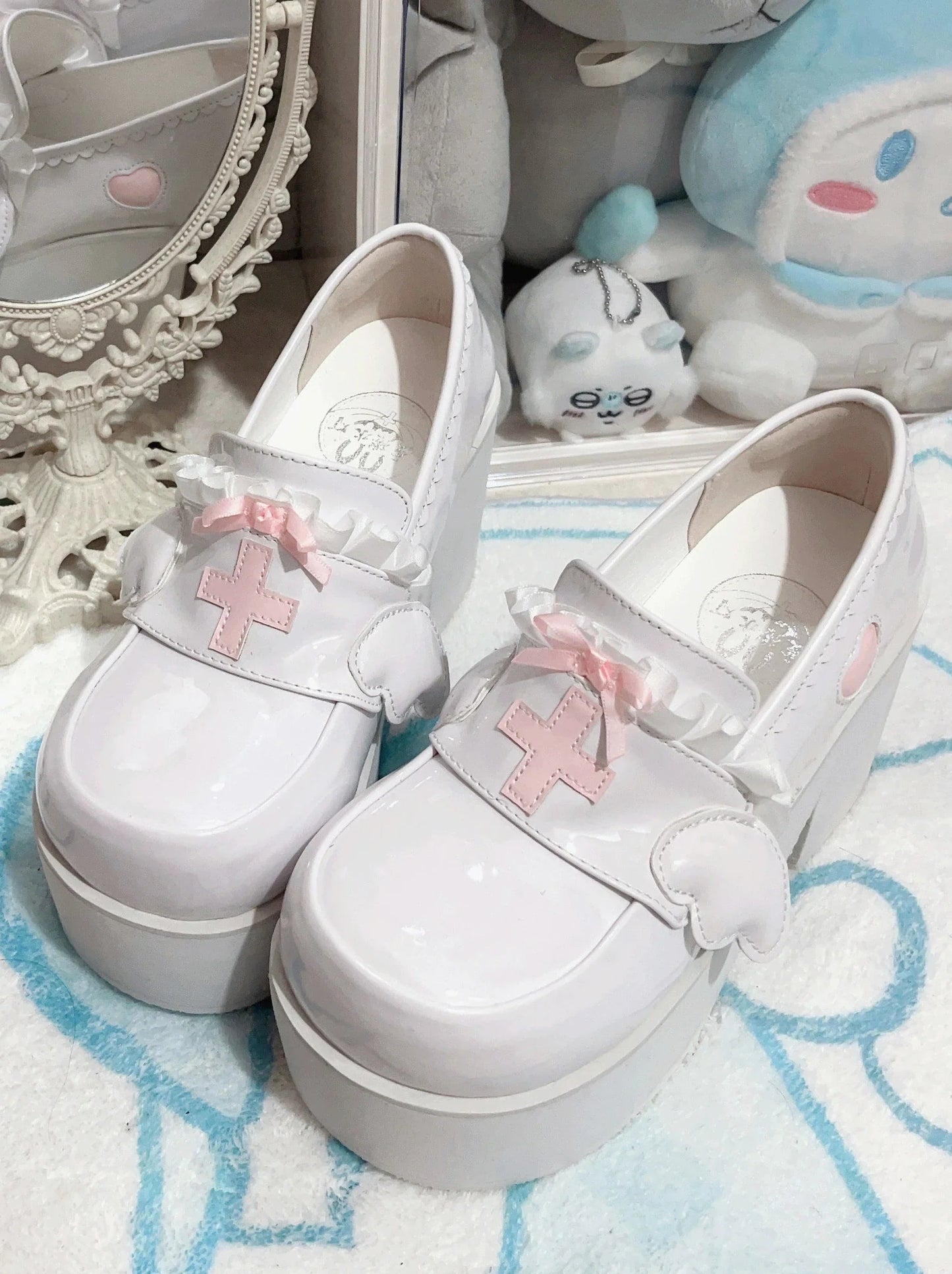 [angel Style] Medical Lace Platform Shoes