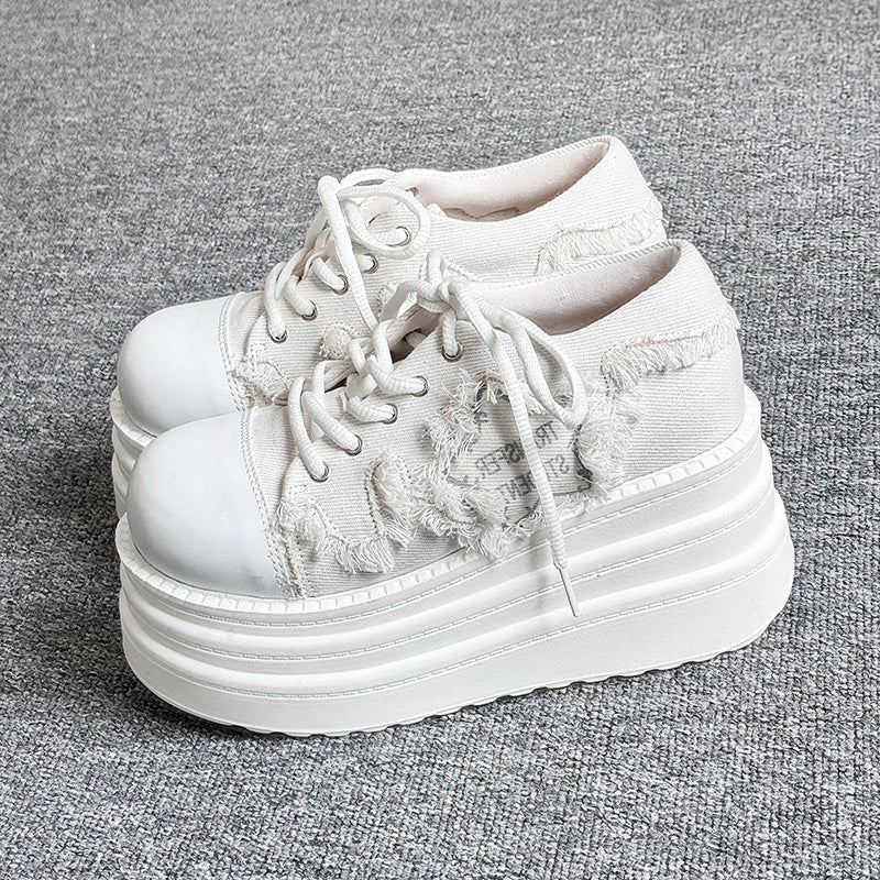 Rockstar Denim Platform Shoes