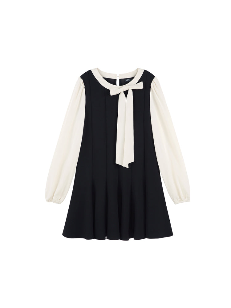 Black Bow Temperance Dress