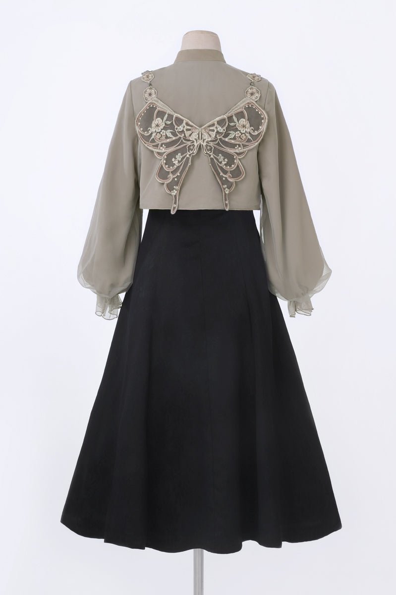 Butterfly Ember Hanfu Dress Set