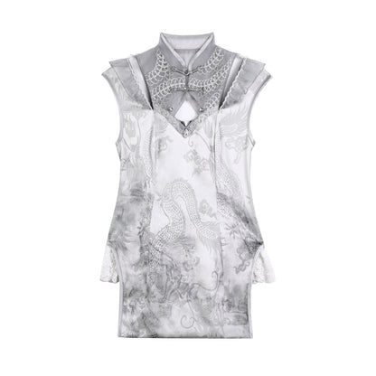Silver Moon Lolita Apron Dress