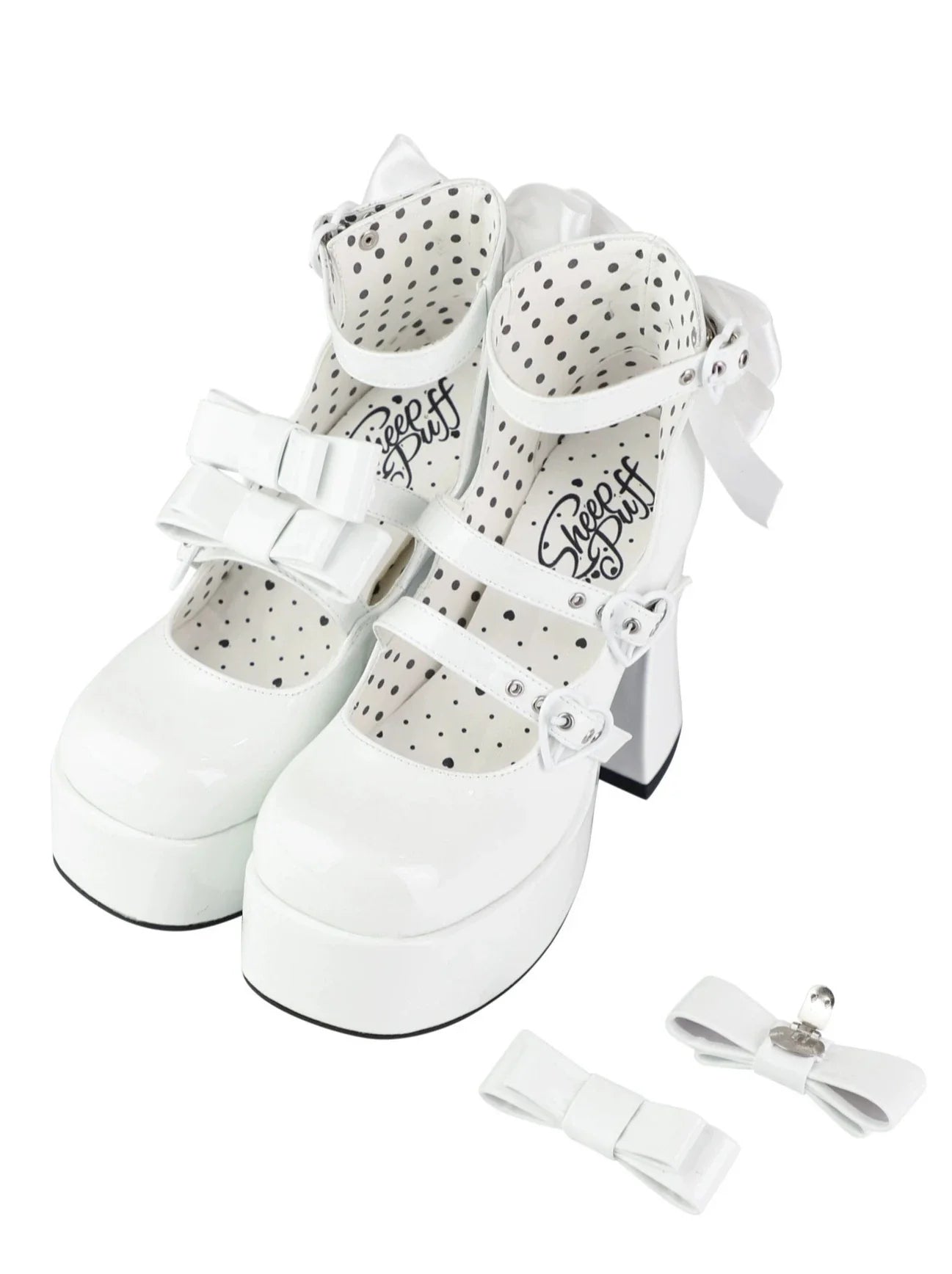 Barbie Party Lolita Strap Ribbon Platform Shoes
