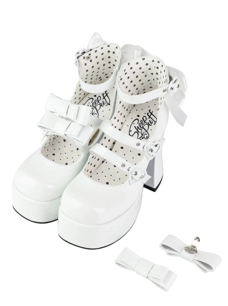 Barbie Party Lolita Strap Ribbon Platform Shoes