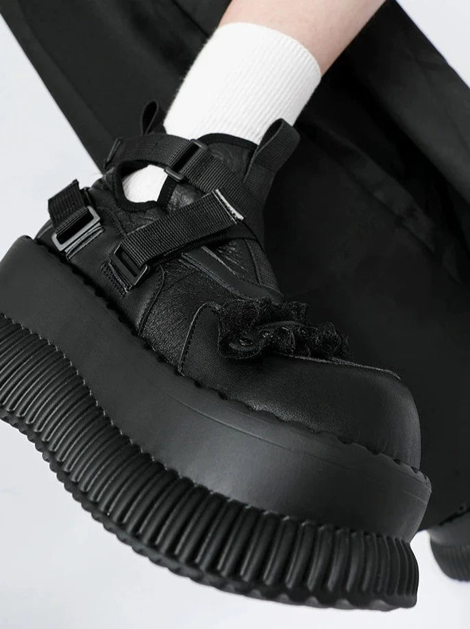 Pump Cross High-top Volume Shoes