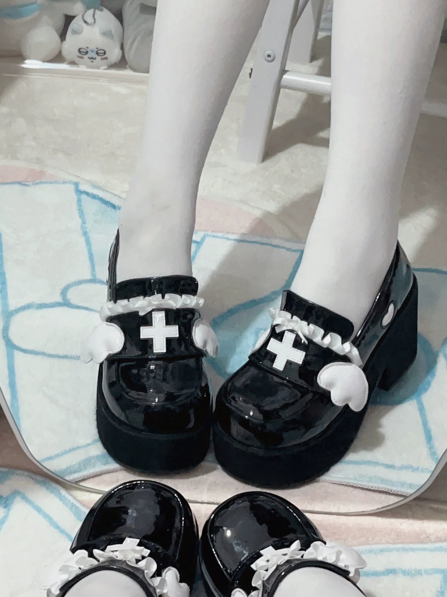 [angel Style] Medical Lace Platform Shoes