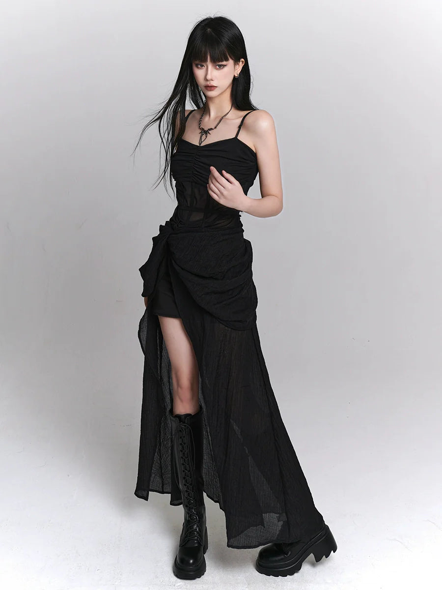 Ghost Girl Summer Party Little Black Dress