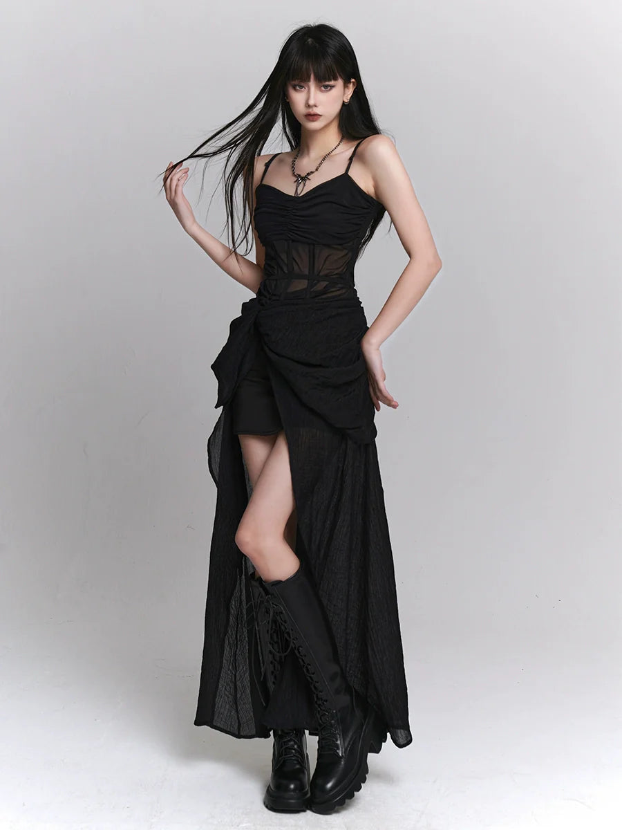 Ghost Girl Summer Party Little Black Dress
