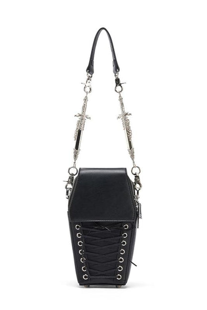 Lace-up Crossbody Bag