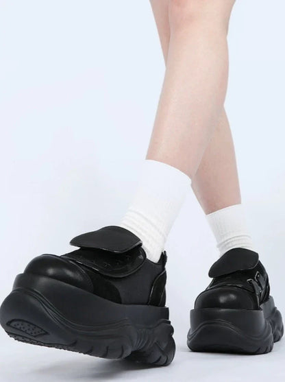 Macaron Dark Little Black Shoes