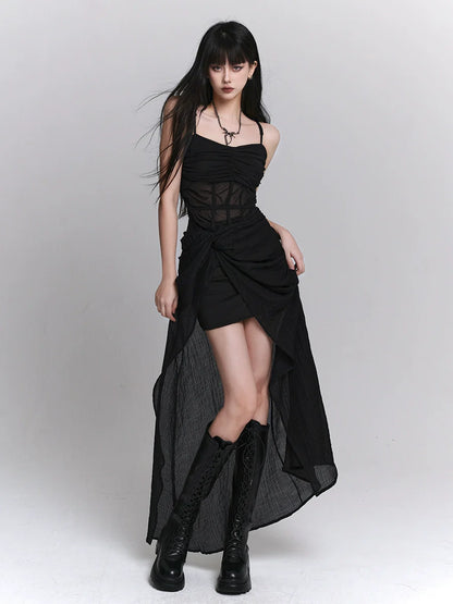 Ghost Girl Summer Party Little Black Dress