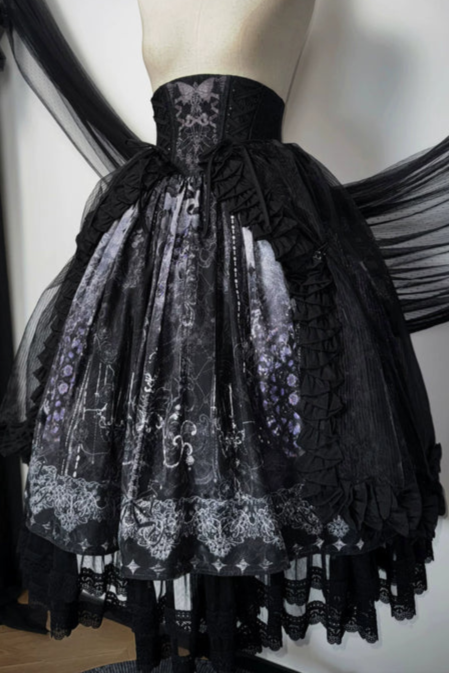 Gothic Lolita Jumper Skirt + Jacket + Skirt + Shirt + Corset + Accessories