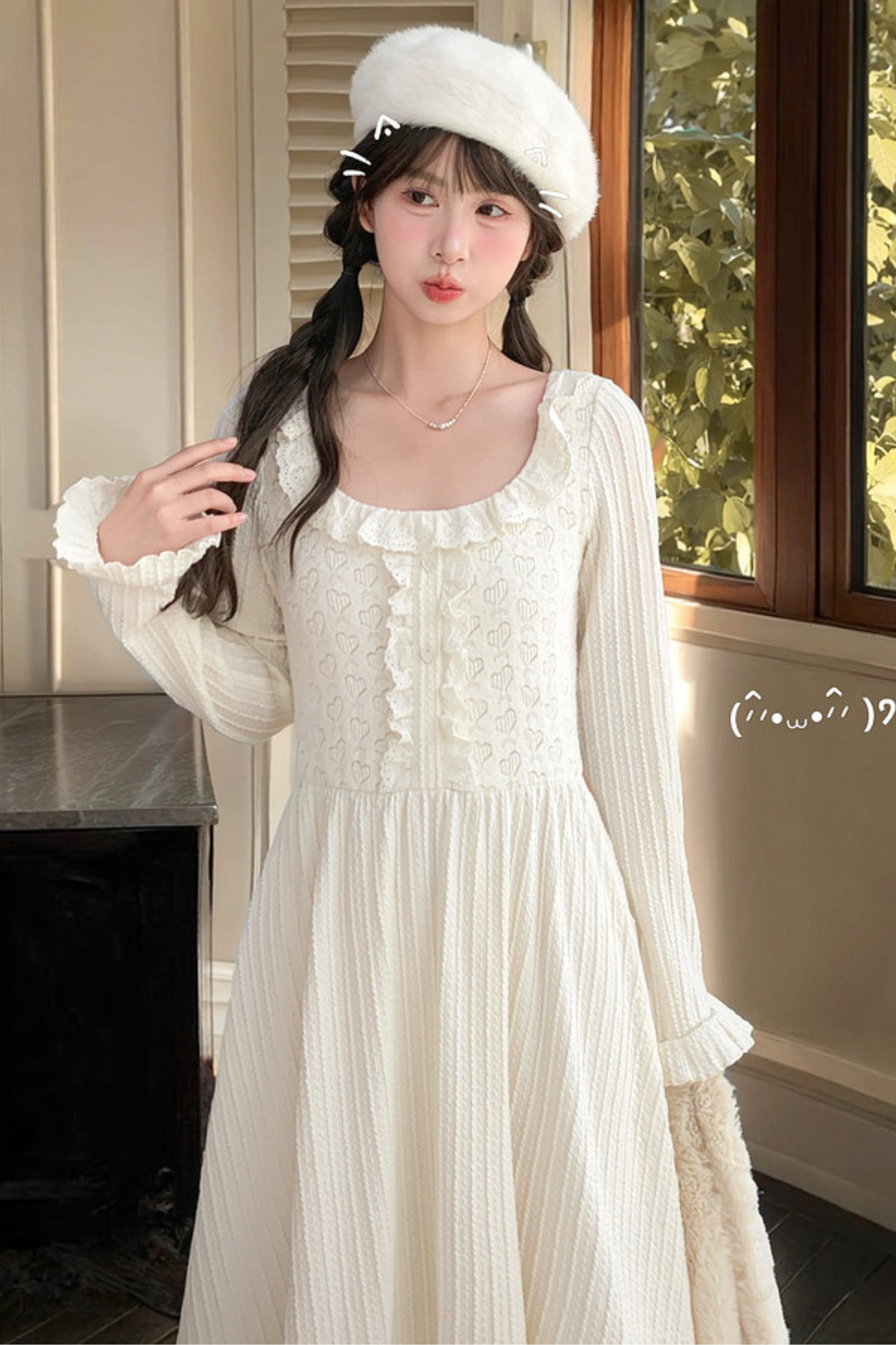 Lace Square Neck Fairy Dress