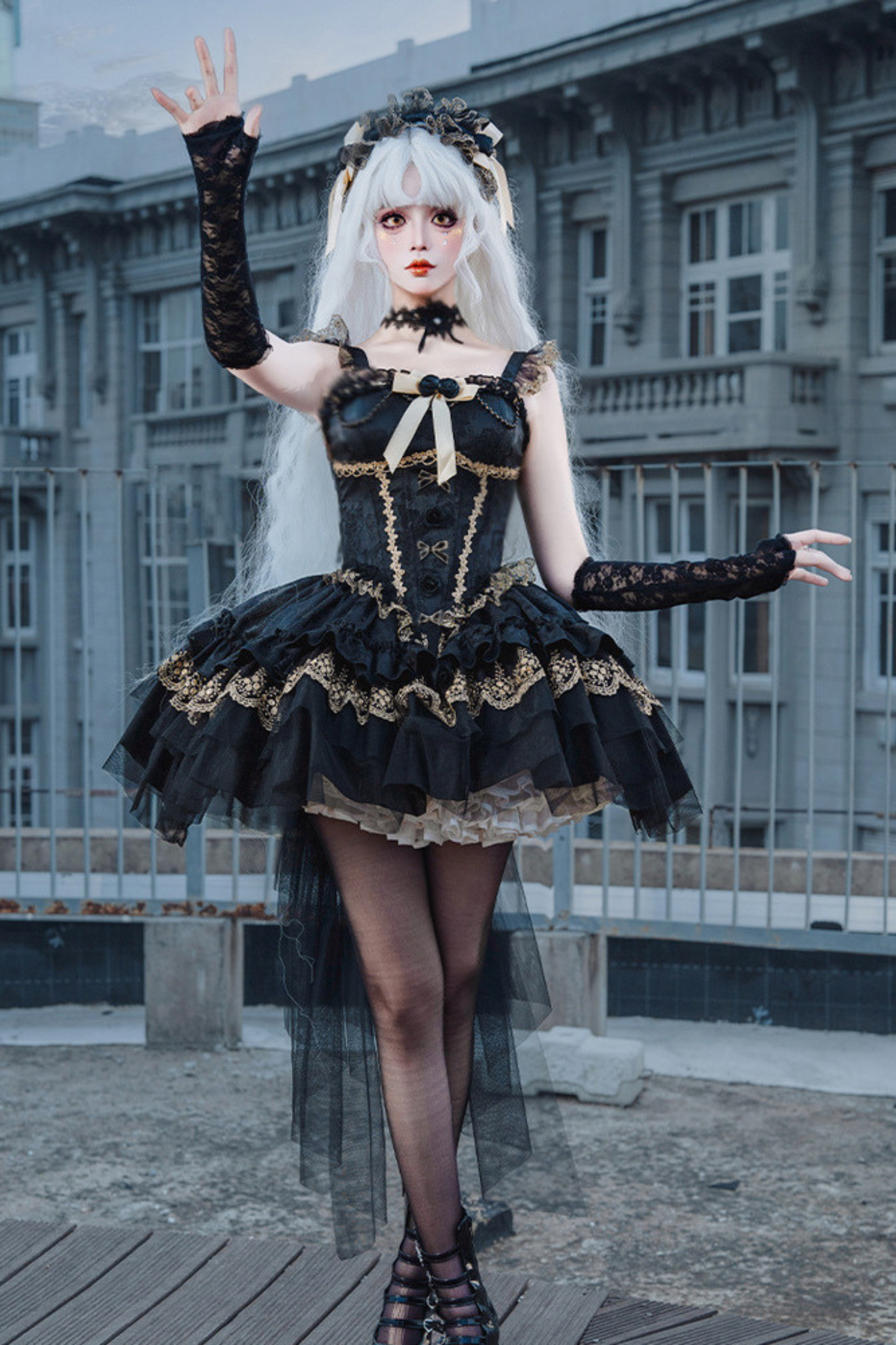 Dark Ballet Style Lolita Gothic Princess Dress