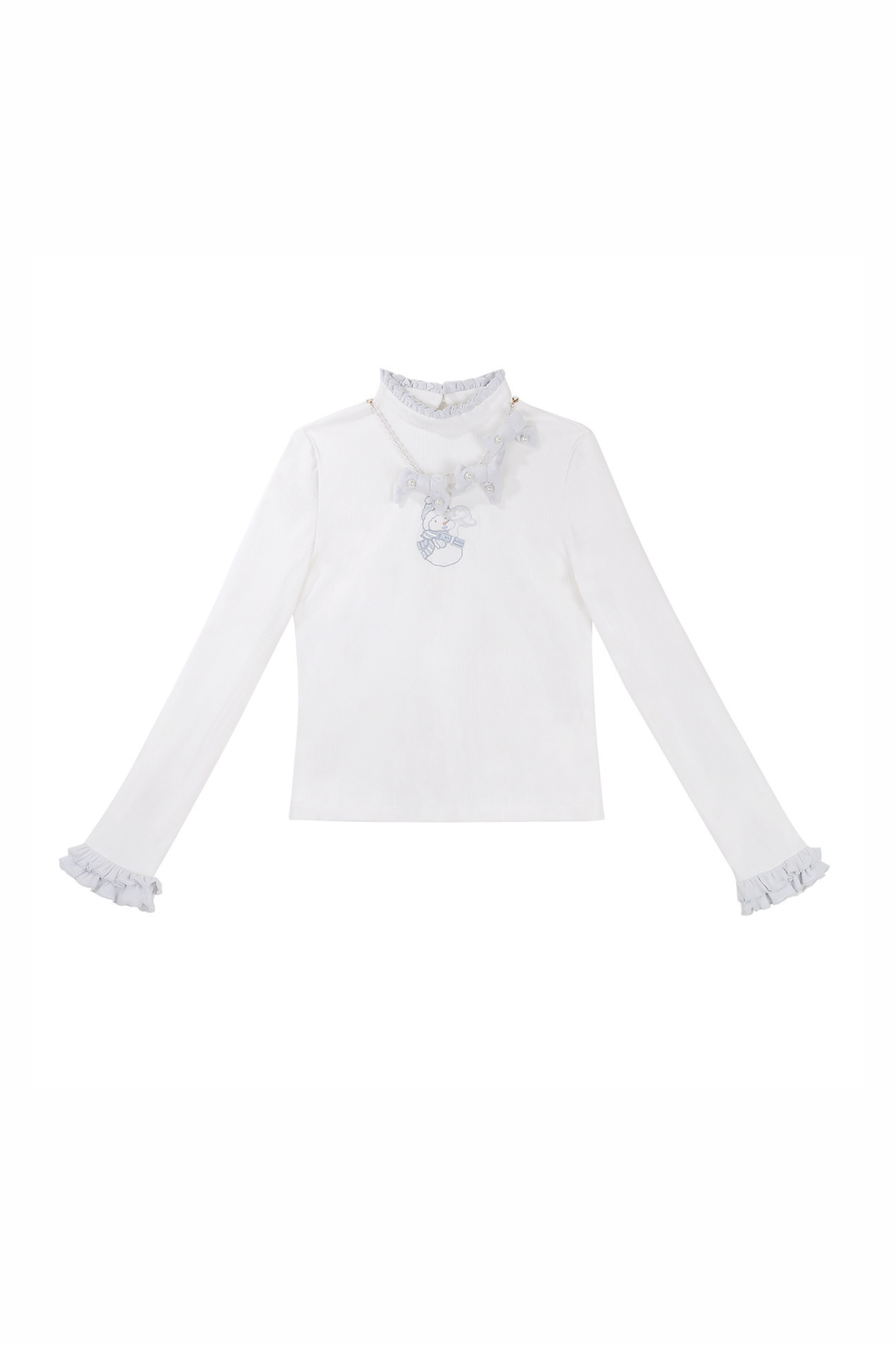 Clear Sky Lolita Coat + Tops + Skirt