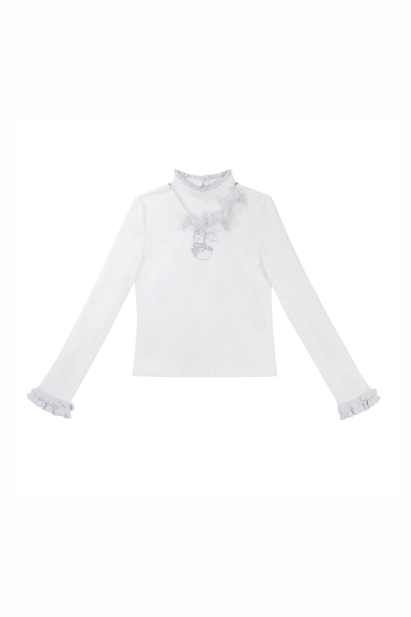 Clear Sky Lolita Coat + Tops + Skirt