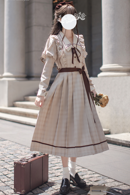 Preppy Style Retro Dress