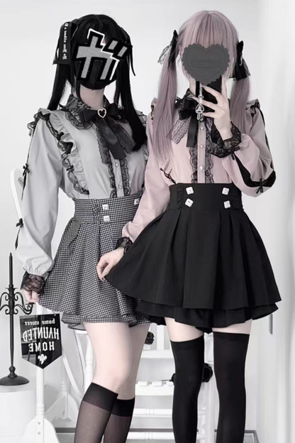Lace Dark Sweet Shirt + Skirt