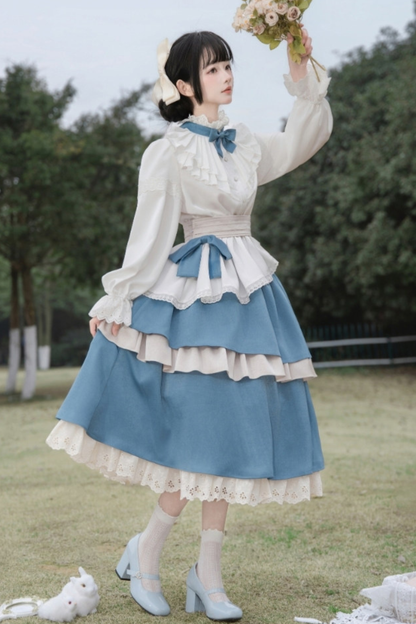 Retro Shirt + Half Skirt