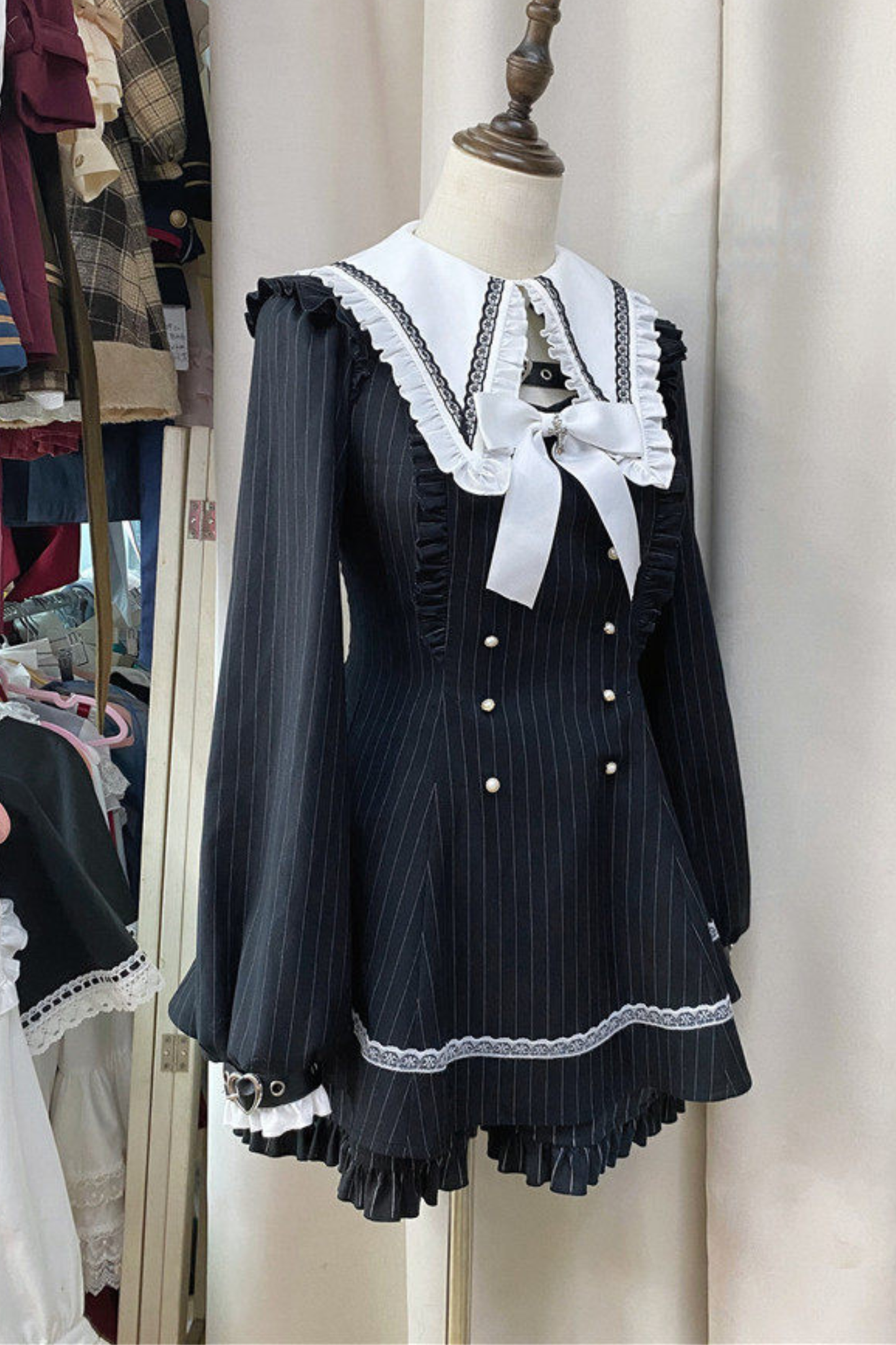 Striped Sailor Dress + Shorts