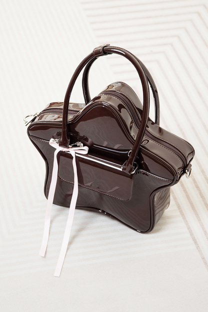 Chocolate Star Ribbon Y2k Bag