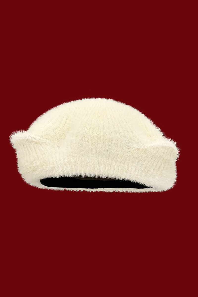 Cat Ear Fur Beret