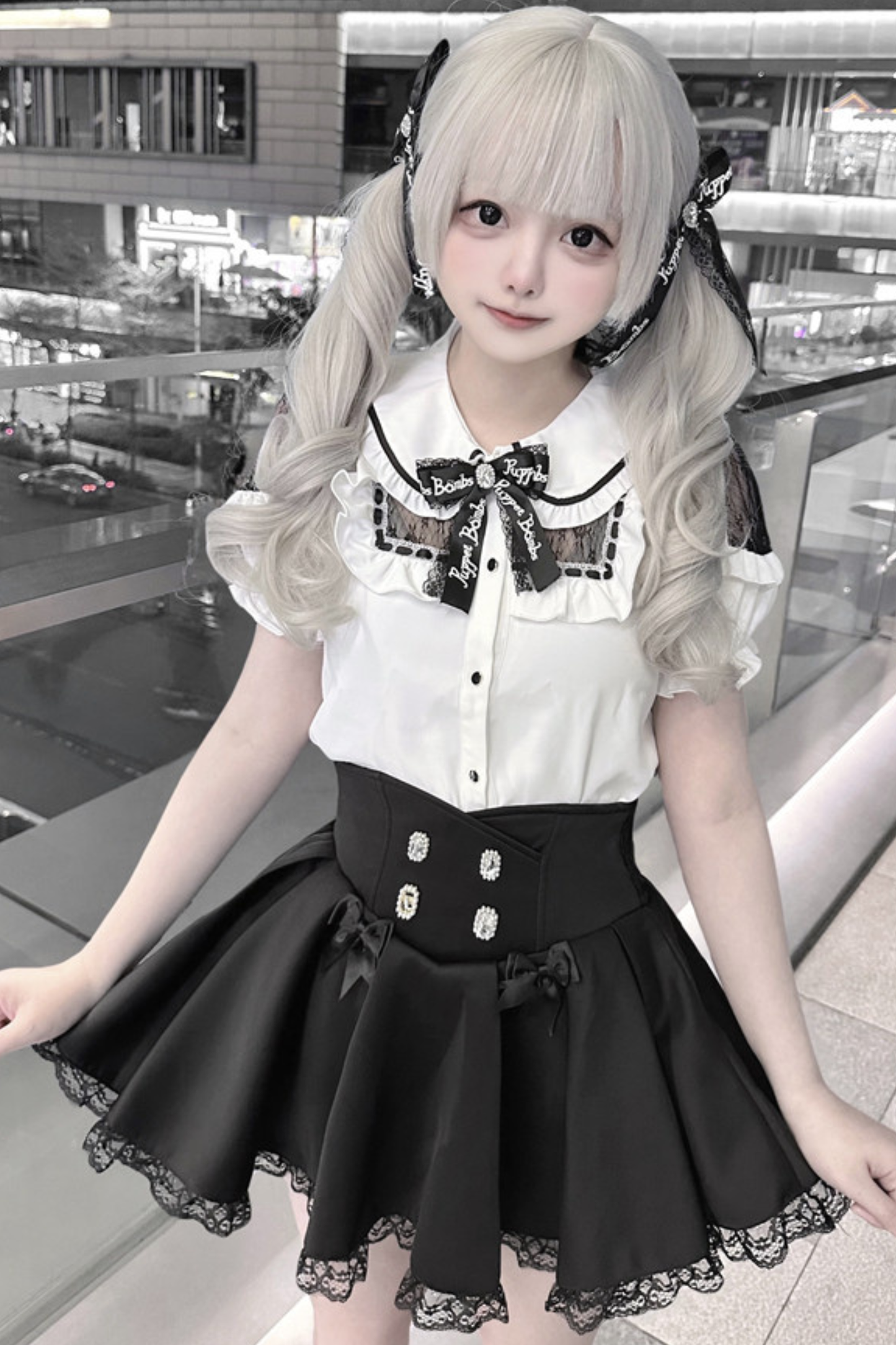 Doll Lace Top + Culottes