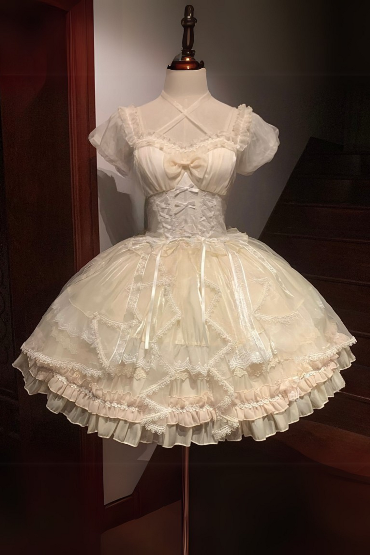 Fantasy Lace Up Design Princess Lolita Dress