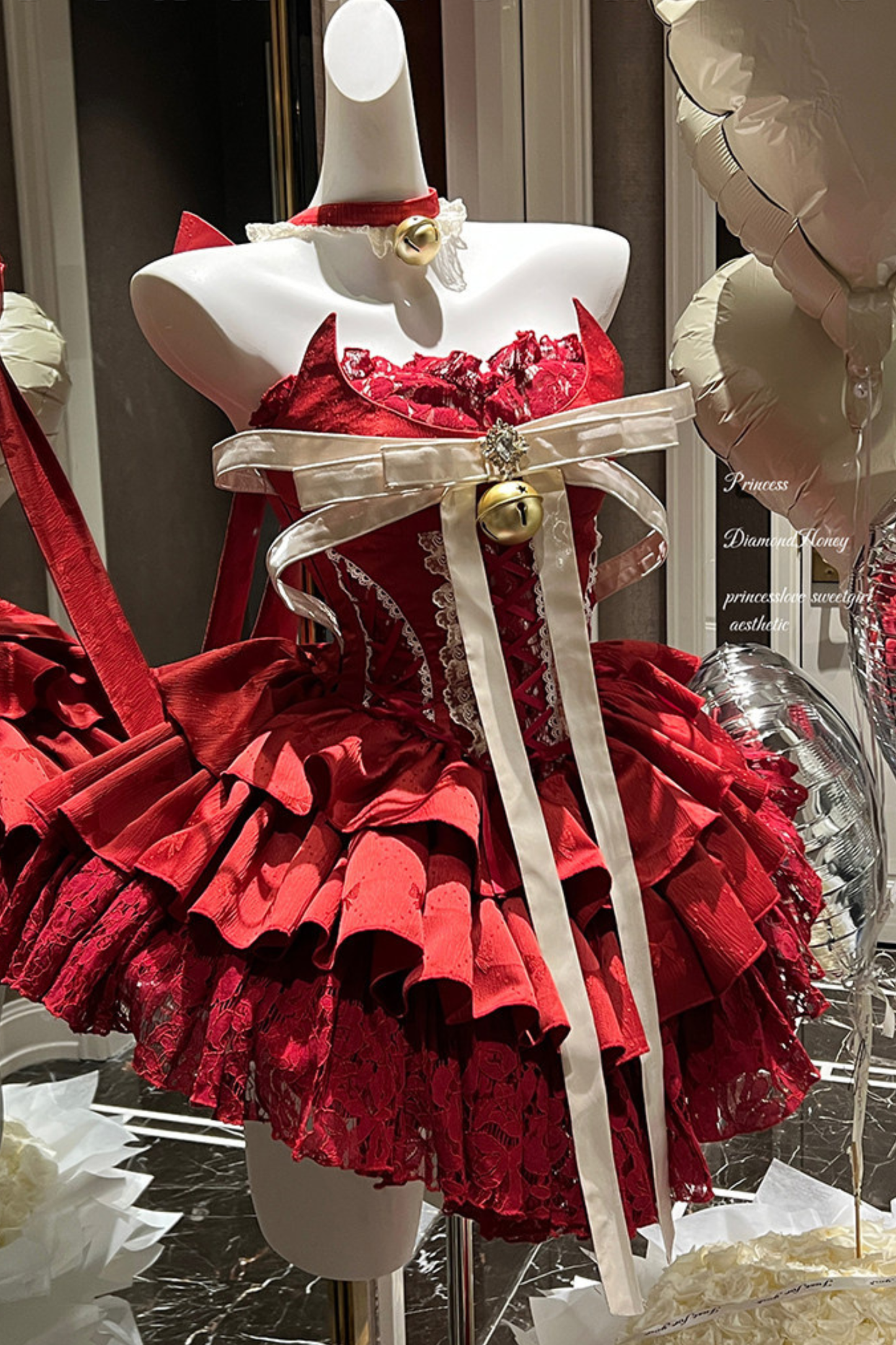 Holiday Lover Princess Dress + Snow Tail + Bell