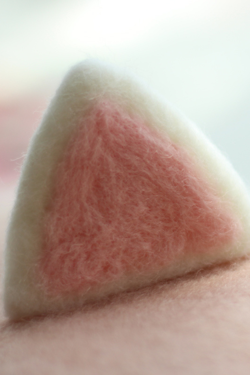 Milky Cat Ear Beret