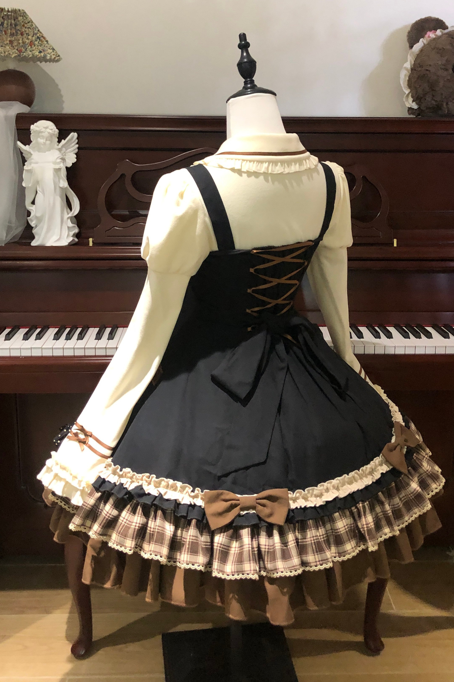 Bear Lolita Jumper Skirt + Top + Cape + Hat