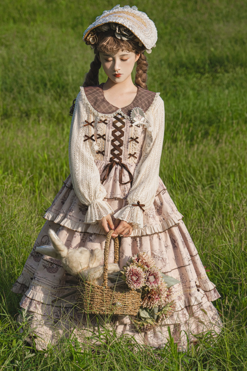 Bunning Time Lolita Dress + Doll Cardigan