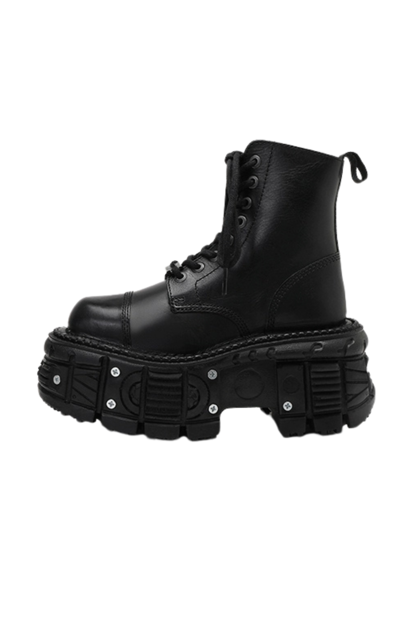 Metal Point Design Ankle Boots