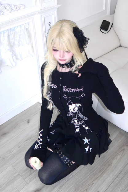 Gothic Girl Slim Slimming Top