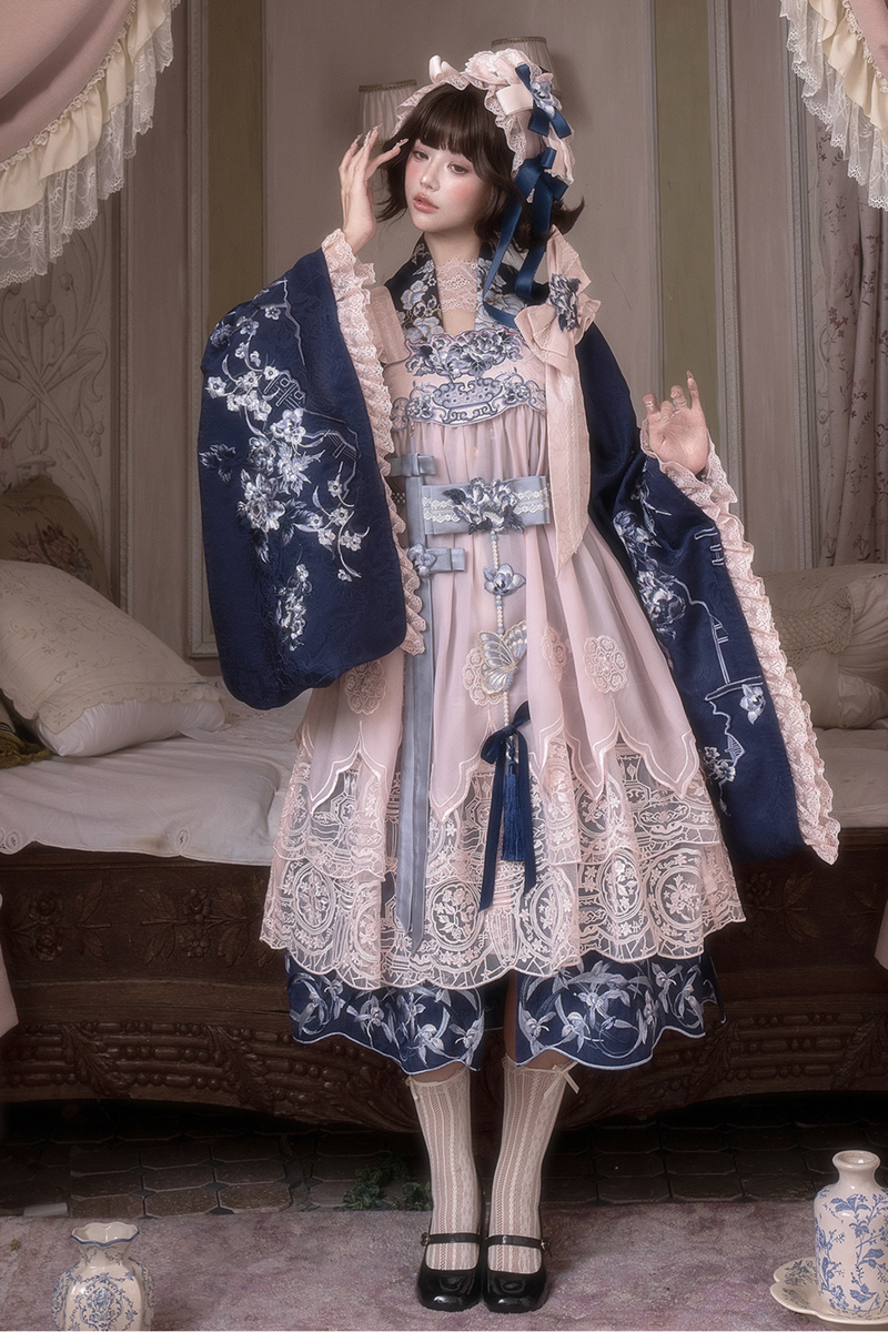 Sweet Chinese-style Cape Jacket