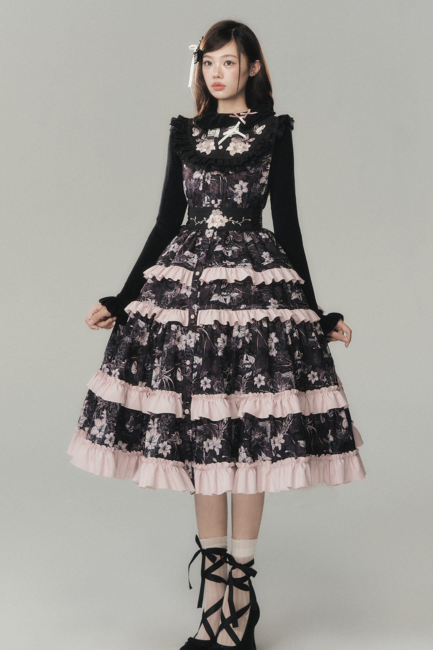 Lolita Vest Dress + Top + Belt