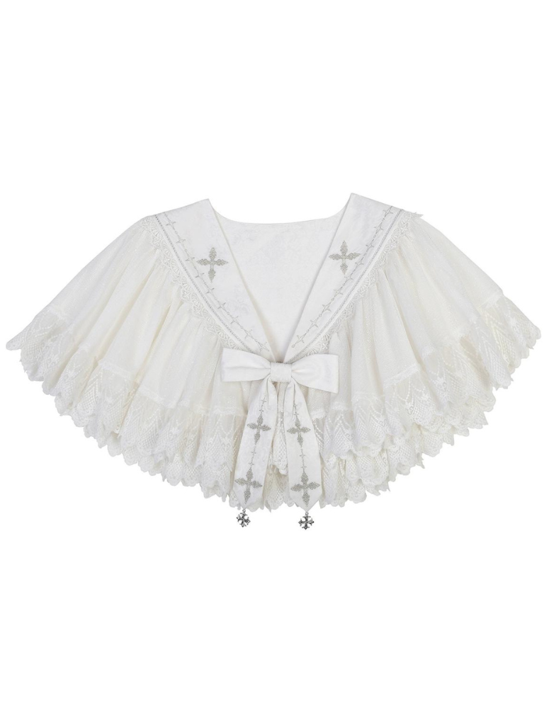 Gothic Suspender Skirt + Shawl