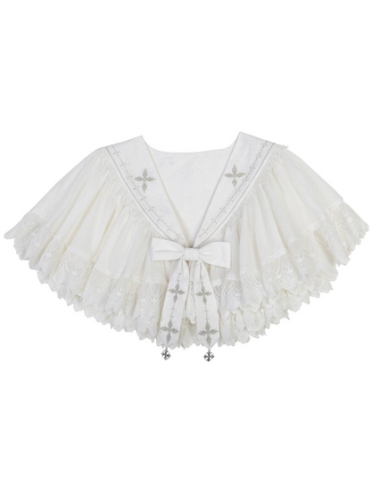 Gothic Suspender Skirt + Shawl