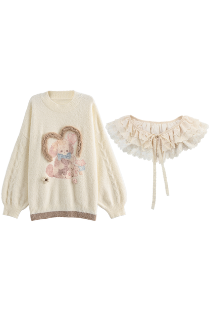 Forest Girl Loose Top + Collar