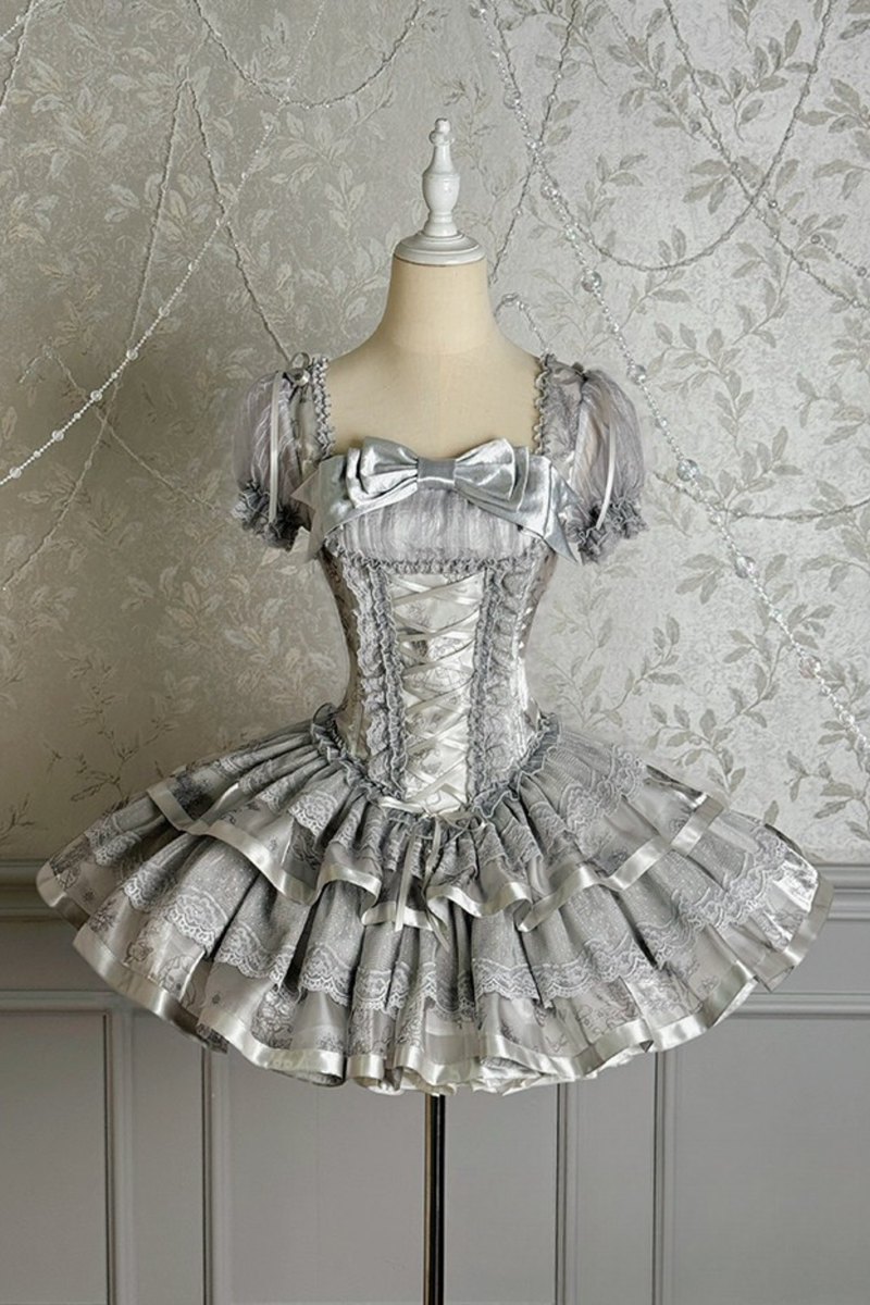 [pre-order Deadline: April 3] Gilded Fantasy Lolita Dress + Jumper Skirt
