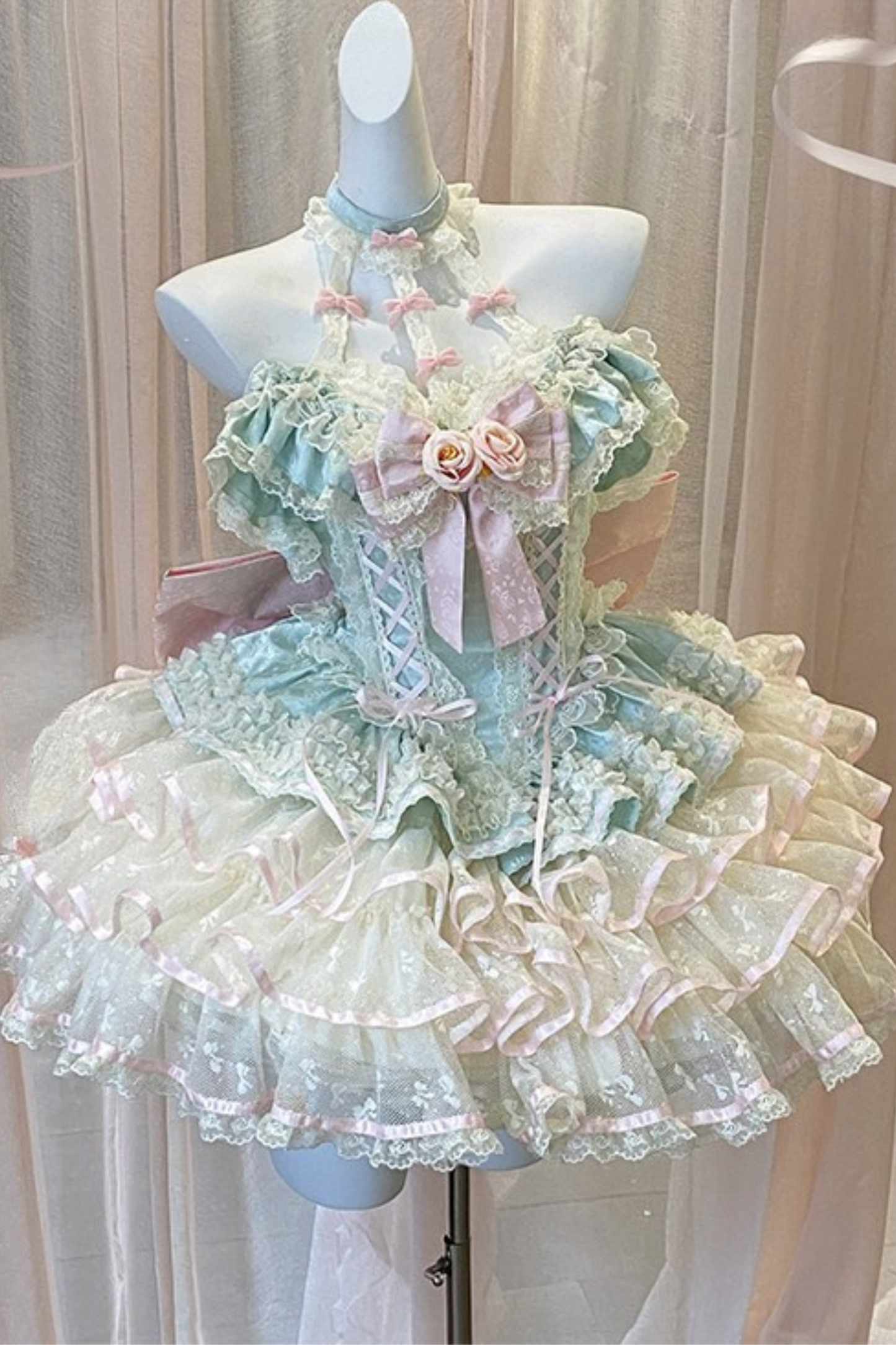 Rose Lace Fairy Dress