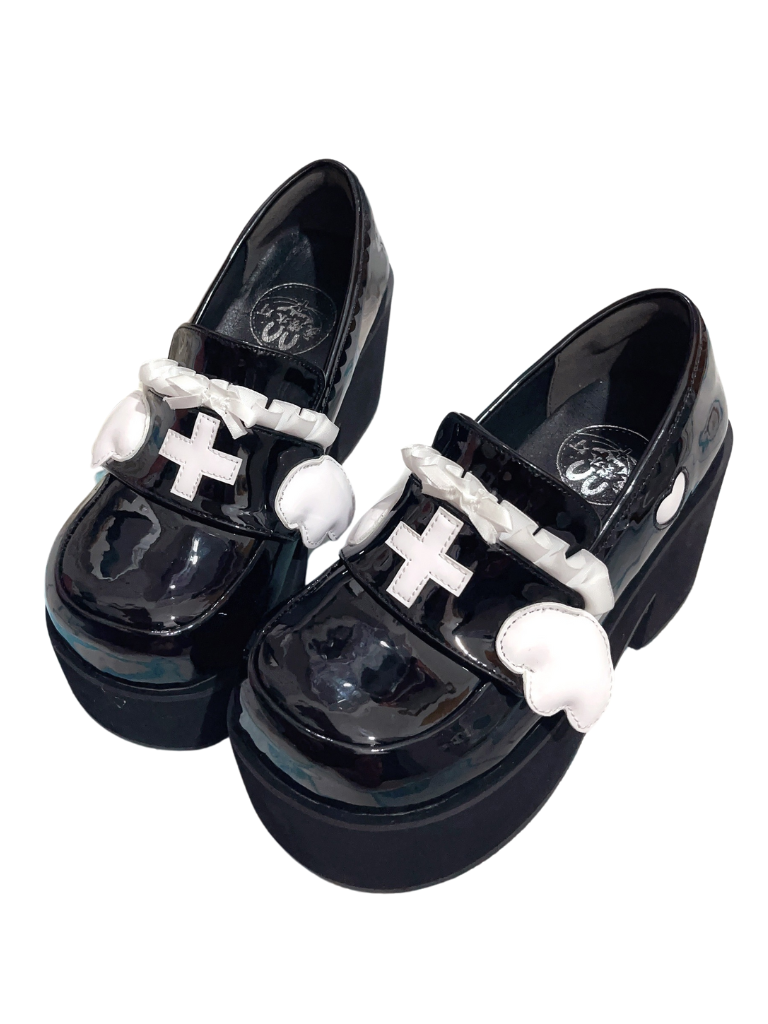 [angel Style] Medical Lace Platform Shoes