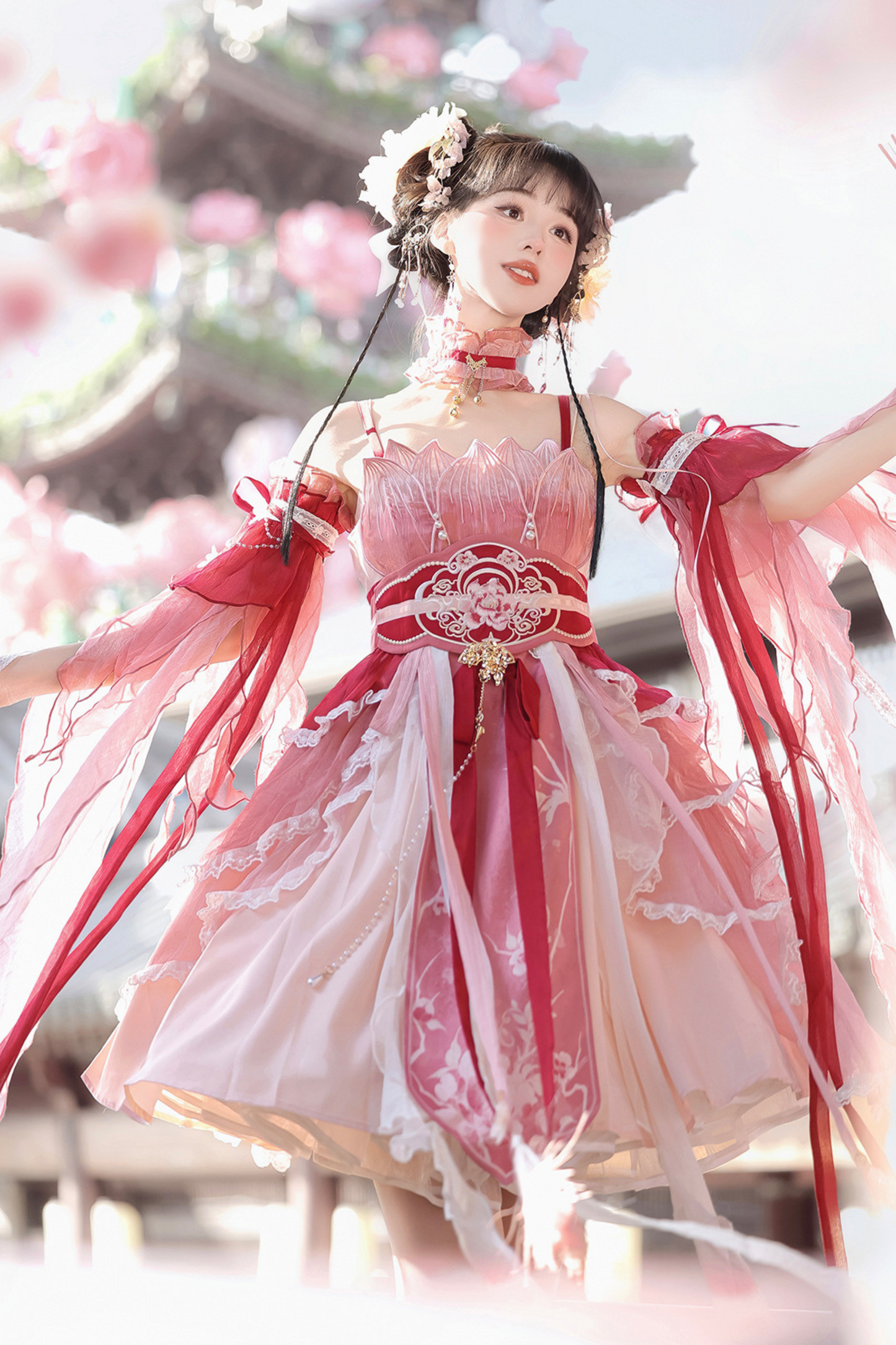 Pop Chinese-style Wing Lolita Dress