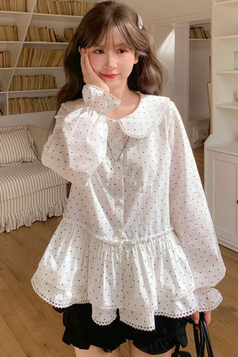 Pure Polka Dot Blouse