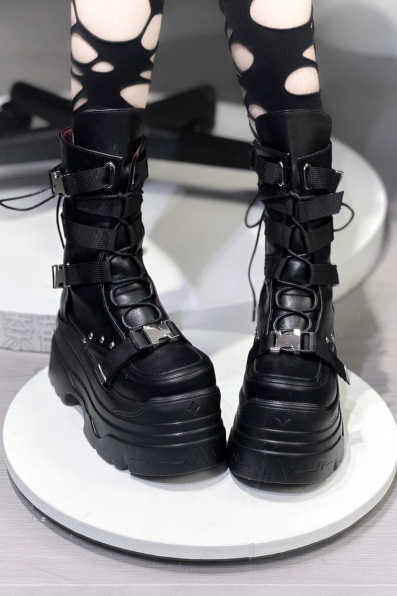 Cyber Academy Subculture Platform Boots