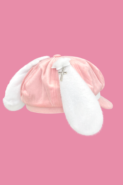 Pink Puppy Ears Beret