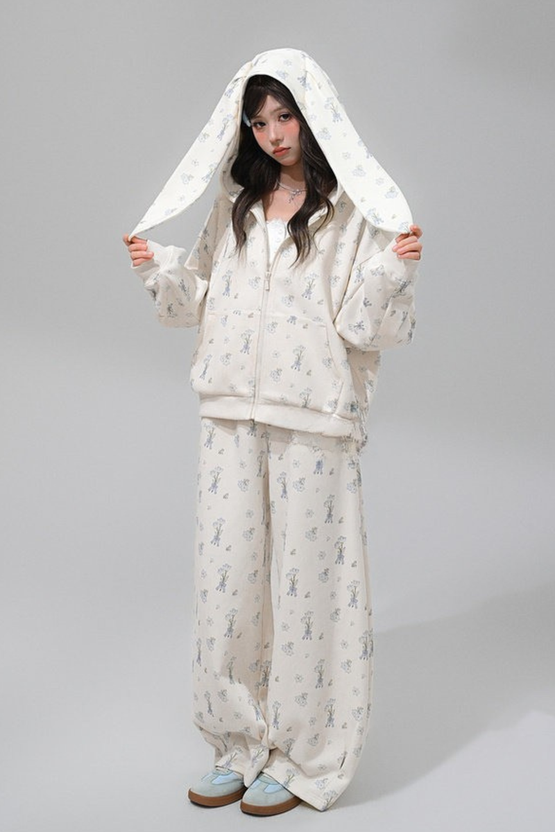Rabbit Ear Hooded Jacket + Pants