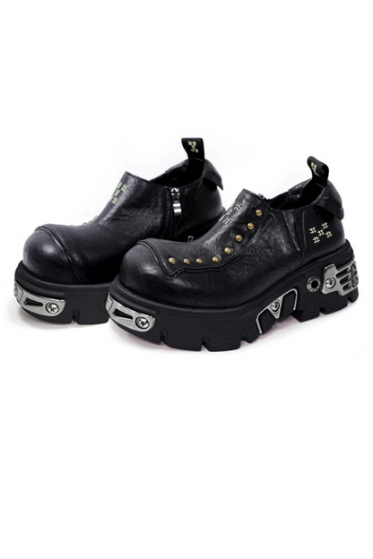 Heavy Metal Dark Loafers