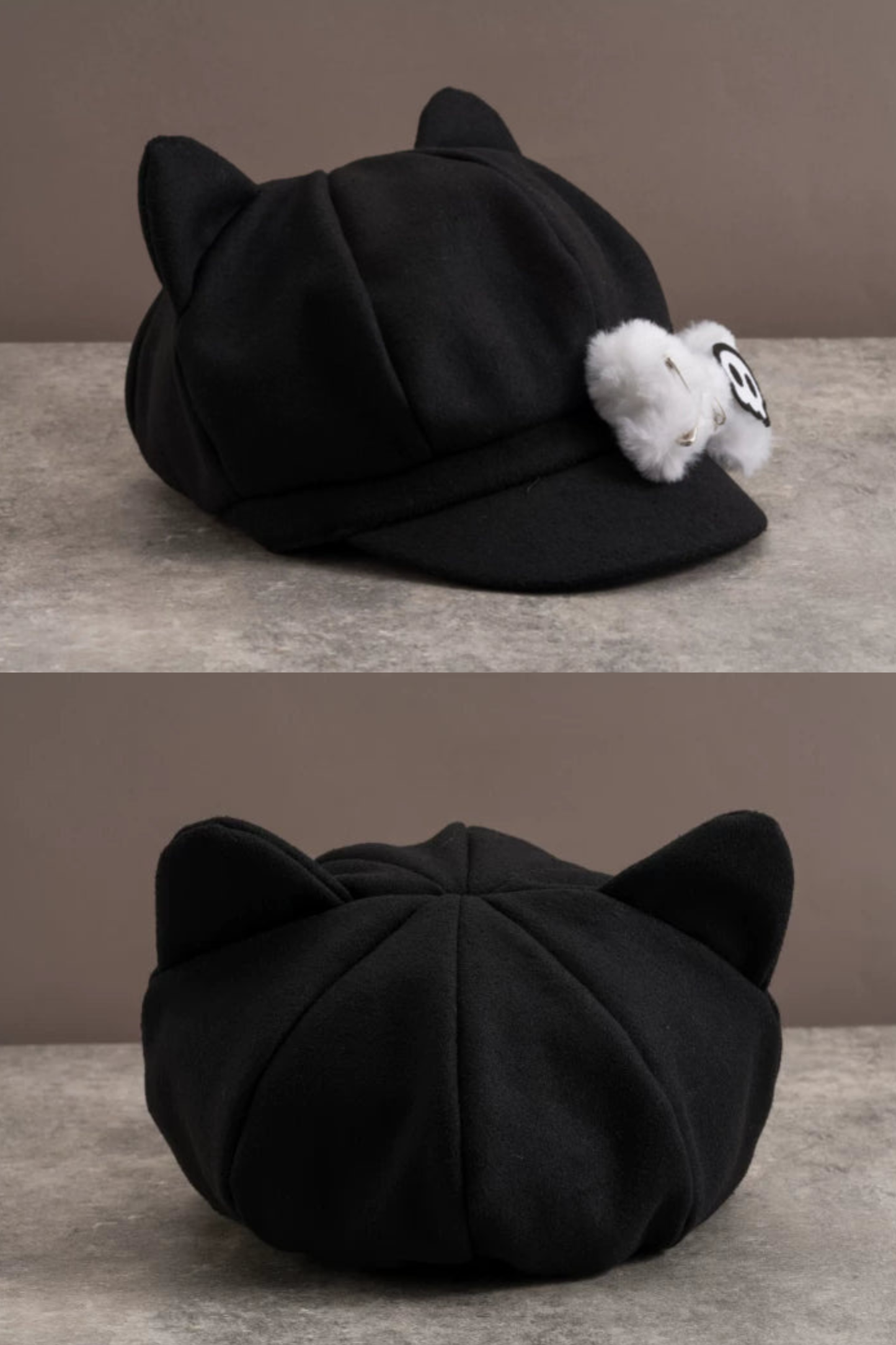 Skeleton Bone Cat Ear Hat